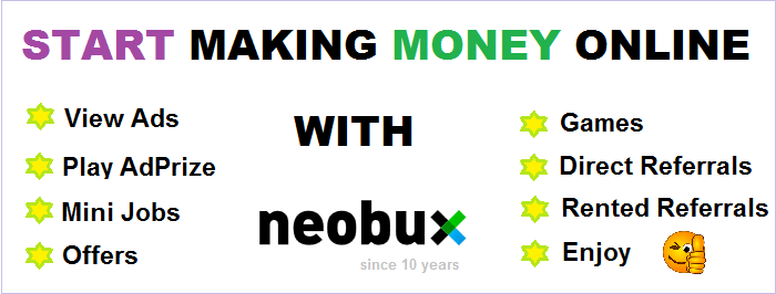 TRICKS AND HACKS FREE TO EARN MONEY WITH NEOBUX AND CLIXSENSE