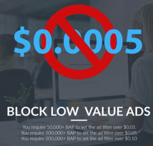 block low value ads